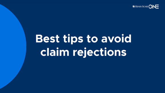 RCM 101: Best Tips to Avoid Claim Rejections | Henry Schein One